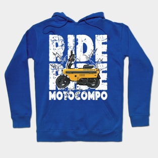 Retro - cool 1980's folding motorcycle Hoodie